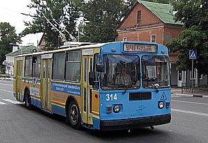 Белгородский Троллейбус № 314, ул. Мичурина, 2009 год