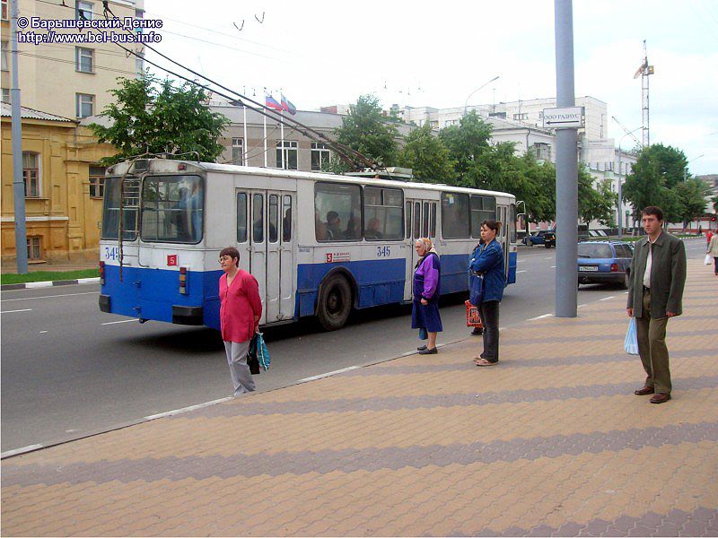 Белгородский Троллейбус № 345,   пр-т Славы, 2005 год