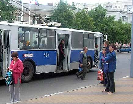 Белгородский Троллейбус № 349, пр-т Славы, 2005 год