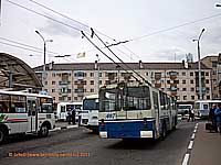 Белгородский Троллейбус № 407, остановка "ЖД Вокзал", 2011 год