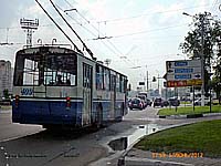 Белгородский Троллейбус № 409, пр-т. Б.Хмельницкого, 2012 год, в районе остановки "Стадион Салют"