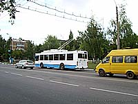 Белгородский Троллейбус № 420, улица Щорса, 2012 год