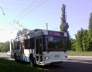 Белгородский Троллейбус № 433, ул. Сумская, 2015 год, маршрут № 6