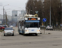Белгородский Троллейбус № 445, ул. Королёва, маршрут № 8, 2016 год.